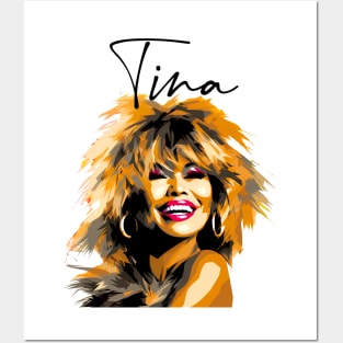 Tina Turner: The Queen of Rock, RIP 1939 - 2023 Posters and Art